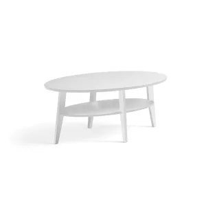 Konferenční stolek HOLLY, 1200x700 mm, bílý