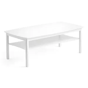 Konferenční stolek MARATHON, 1200x700 mm, bílá