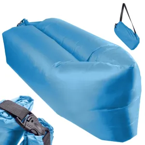 Samonafukovací lehátko Lazy Bag - modré 230cm x 70cm #2793138