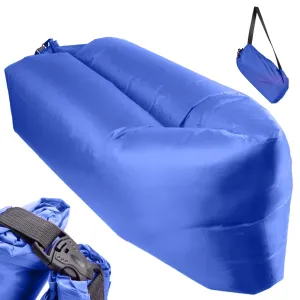 Samonafukovací lehátko Lazy Bag - modré 230cm x 70cm #2793140