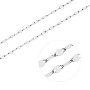 Stříbrný náhrdelník ANKER kávové zrno Délka řetízku: 50 cm