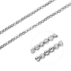 Stříbrný náhrdelník MĚSÍČNÍ 5 mm