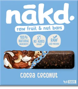 Nakd Cocoa Coconut 4 x 35 g