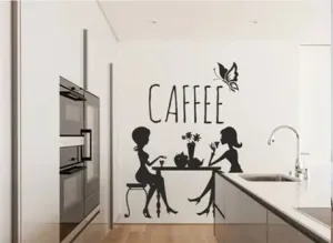 Nálepka na zeď do kuchyně kamarádky na kávě #4235468