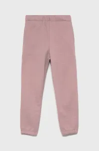 Dětské kalhoty Name it růžová barva, hladké