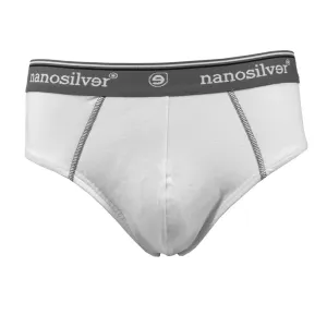 nanosilver Slipy s gumou nanosilver - XXL - bílé