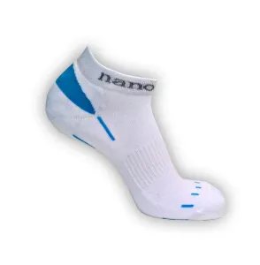 nanosilver Sportovní ponožky nízké kotníkové - M 39/42 - bílo/modré