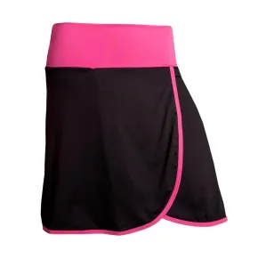nanosilver Dámská sportovní sukně SilverCool - L - černo/růžová