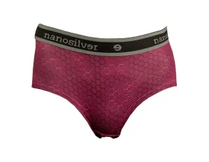 nanosilver Termo kalhotky s gumou potisk Plastic - 42 - tm. růžová Plastic
