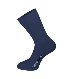 nanosilver Společenské ponožky se stříbrem nanosilver - L 43/46 - modré