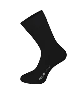nanosilver Společenské ponožky se stříbrem nanosilver - S 35/38 - černé