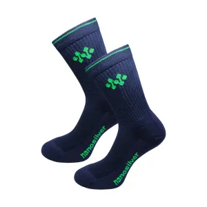 nanosilver 3 páry Sportovní termo ponožky se stříbrem nanosilver COOL - S 35/38 - tmavě modrá