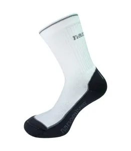 nanosilver Sportovní termo ponožky se stříbrem nanosilver - M 39/42 - bílé