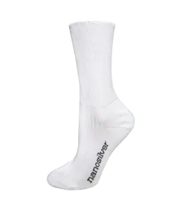 nanosilver Zdravotní ponožky se stříbrem - L 43/46 - bílé