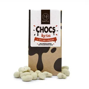 NATU CHOCS Mandle v 33% bílé čokoládě 200 g