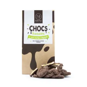 NATU CHOCS Lískové ořechy v 70% hořké čokoládě 200 g
