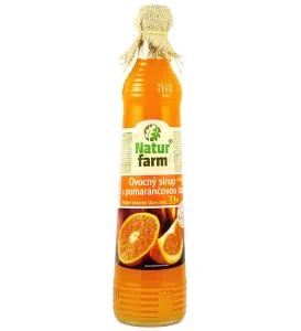 Natur farm Ovocný sirup s pomerančovou šťávou 700 ml