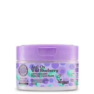 Natura Siberica Wild Blueberry Anti-OX Antioxidační peelingové pleťové tamponky 20 ks