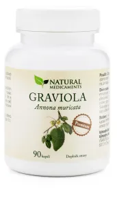 Natural Medicaments Graviola anona (Annona muricata) 90 kapslí