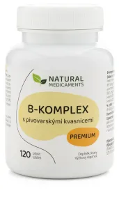 Natural Medicaments B-komplex s pivovarskými kvasnicemi Premium 120 tbl