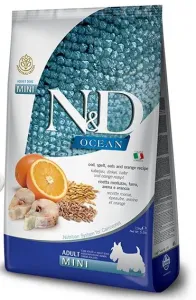 N&D dog LG OCEAN ADULT MINI CODFISH/ORANGE - 7kg