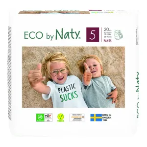 Eco by Naty Natahovací plenkové kalhotky Naty Junior 12 - 18 kg 20 ks