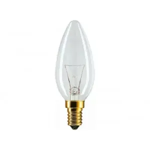 Klasická žárovka svíčka E14 25W NBB stmívatelná