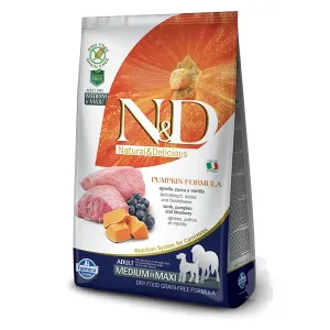 N&D Grain Free Pumpkin Adult M/L Lamb & Blueberry 2,5 kg