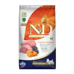 N&D Grain Free Pumpkin Adult Mini Lamb & Blueberry 2,5 kg #680871