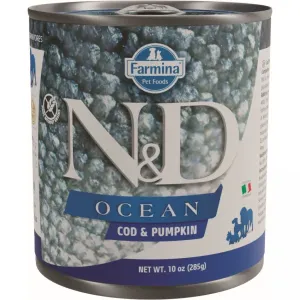 N&D dog OCEAN konz. ADULT codfish/pumpkin - 285g
