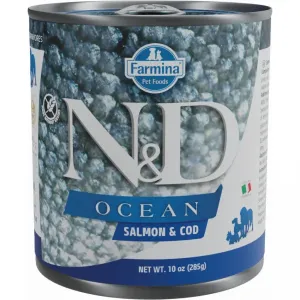 N&D dog OCEAN konz. ADULT salmon/codfish - 285g