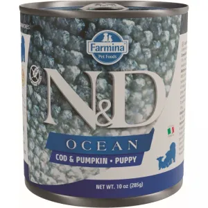 N&D dog OCEAN konz. PUPPY codfish/pumpkin - 285g