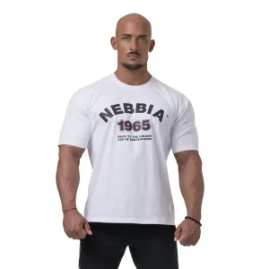 Pánské tričko Nebbia Golden Era 192  White  L