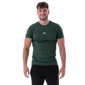 Pánské triko Nebbia „Reset“ 327  Dark Green  XL