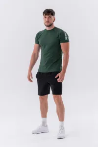 Pánské sportovní triko Nebbia „Essentials“ 326  Dark Green  M