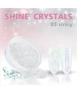 Prášok na nechty Shine crystal effect 03