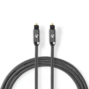 Nedis optický audio kabel, Toslink konektor - Toslink konektor, 1m #5472905