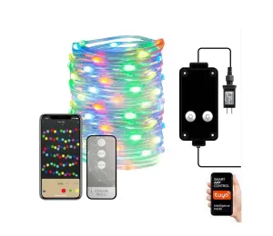Neo  NEO 07735L-LED RGB Stmívatelný vánoční pásek 7,2W/230V 10m IP44 Wi-Fi Tuya