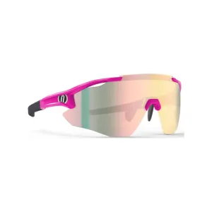 NEON Cyklistické brýle - NOVA - černá/růžová #5654736