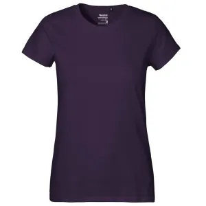 Neutral Dámské tričko Classic z organické Fairtrade bavlny - Fialová | XS #3799250