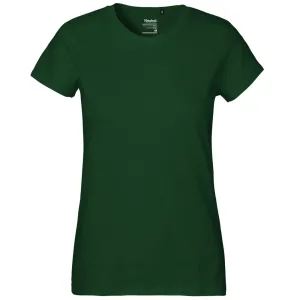 Neutral Dámské tričko Classic z organické Fairtrade bavlny - Lahvově zelená | L