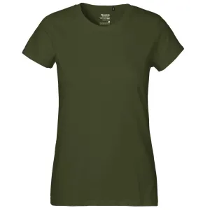 Neutral Dámské tričko Classic z organické Fairtrade bavlny - Military | XS