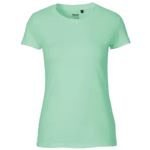 Neutral Dámské tričko Fit z organické Fairtrade bavlny - Dusty mint | XL