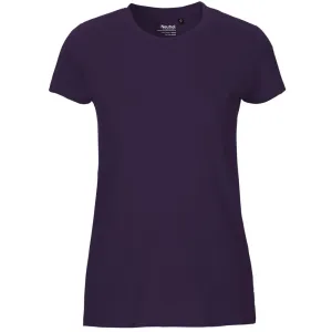Neutral Dámské tričko Fit z organické Fairtrade bavlny - Fialová | XL