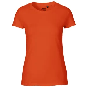 Neutral Dámské tričko Fit z organické Fairtrade bavlny - Oranžová | S