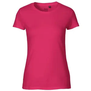 Neutral Dámské tričko Fit z organické Fairtrade bavlny - Růžová | M