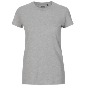Neutral Dámské tričko Fit z organické Fairtrade bavlny - Sportovně šedá | M