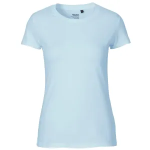 Neutral Dámské tričko Fit z organické Fairtrade bavlny - Světle modrá | L