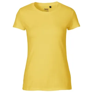 Neutral Dámské tričko Fit z organické Fairtrade bavlny - Žlutá | XL