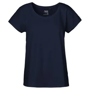 Neutral Dámské tričko Loose Fit z organické Fairtrade bavlny - Námořní modrá | XXL